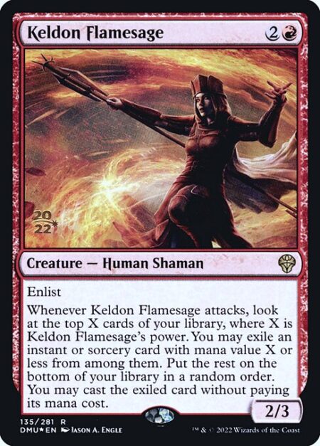 Keldon Flamesage - Enlist