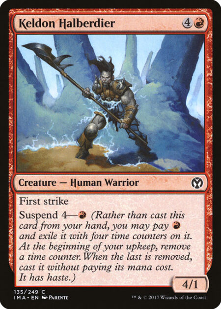 Keldon Halberdier - First strike