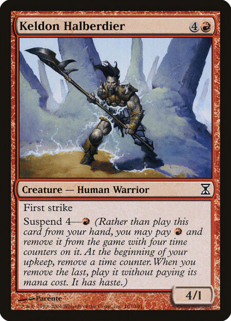 Keldon Halberdier - First strike