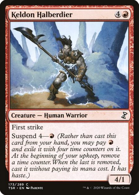 Keldon Halberdier - First strike