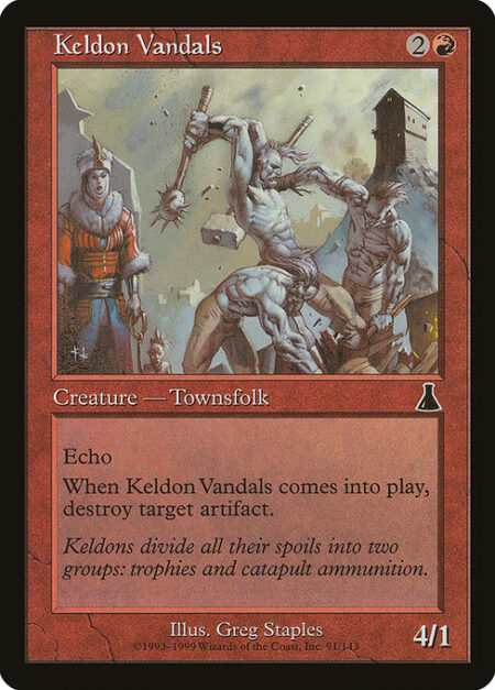 Keldon Vandals - Echo {2}{R} (At the beginning of your upkeep