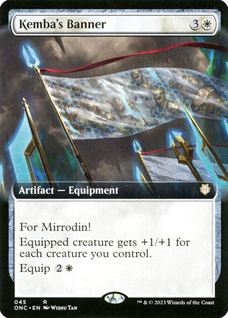 Kemba's Banner - For Mirrodin! (When this Equipment enters the battlefield