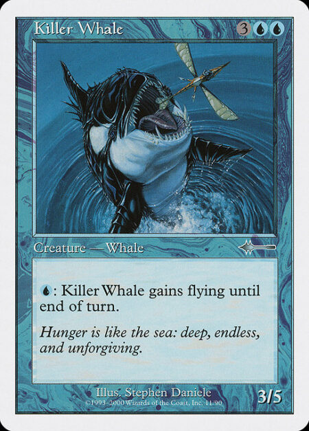 Killer Whale - {U}: Killer Whale gains flying until end of turn.