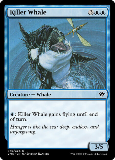 Killer Whale - {U}: Killer Whale gains flying until end of turn.