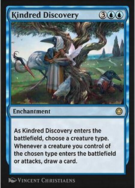 Kindred Discovery - As Kindred Discovery enters the battlefield