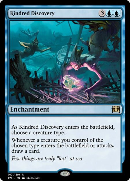 Kindred Discovery - As Kindred Discovery enters the battlefield