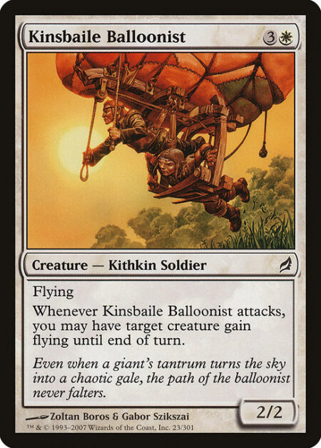 Kinsbaile Balloonist - Flying