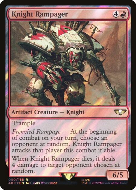 Knight Rampager - Trample