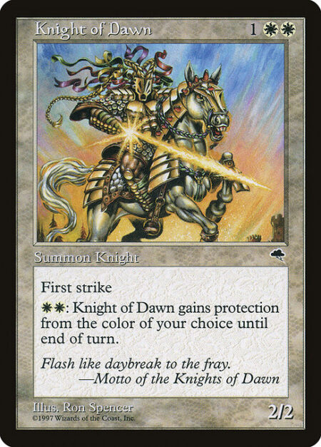 Knight of Dawn - First strike