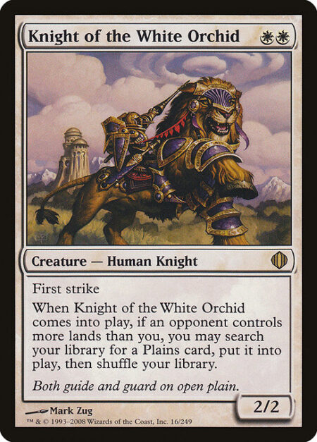 Knight of the White Orchid - First strike