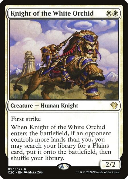 Knight of the White Orchid - First strike