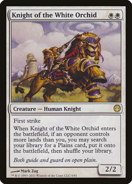 Knight of the White Orchid - First strike