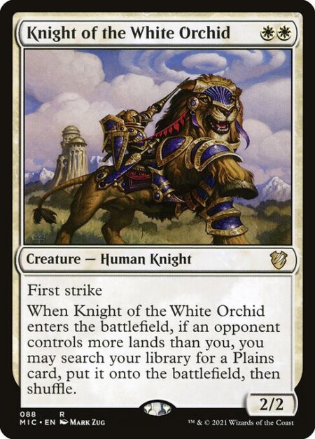 Knight of the White Orchid - First strike