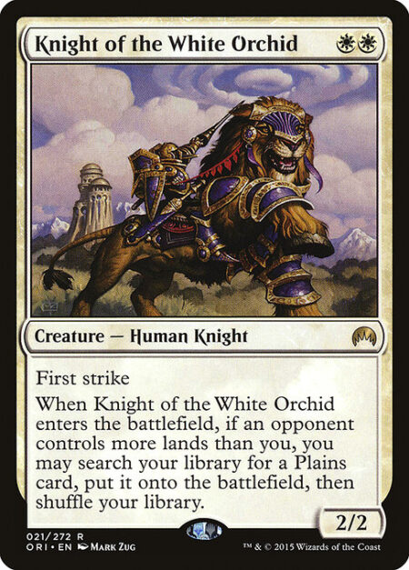 Knight of the White Orchid - First strike