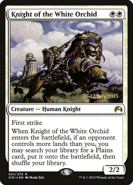 Knight of the White Orchid - First strike