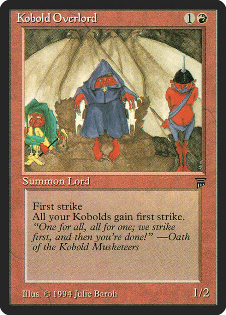 Kobold Overlord - First strike