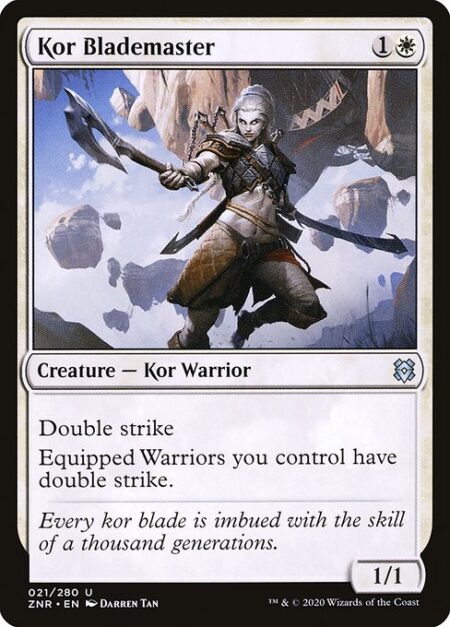 Kor Blademaster - Double strike