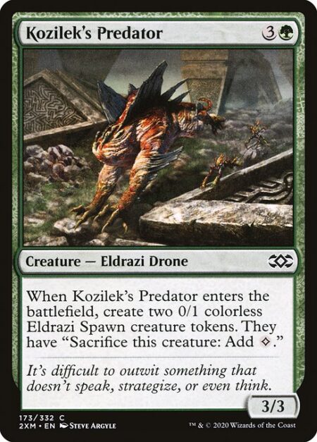 Kozilek's Predator - When Kozilek's Predator enters the battlefield