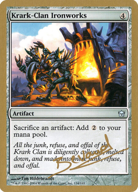 Krark-Clan Ironworks - Sacrifice an artifact: Add {C}{C}.