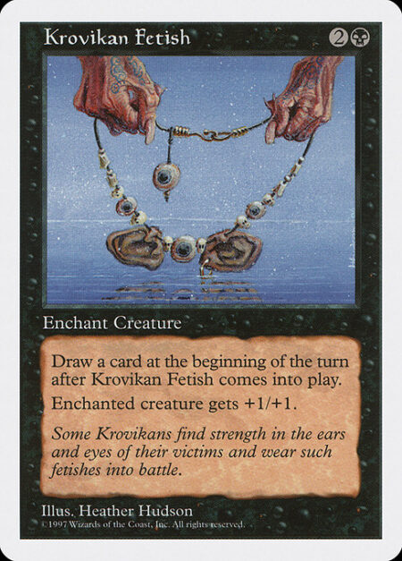 Krovikan Fetish - Enchant creature