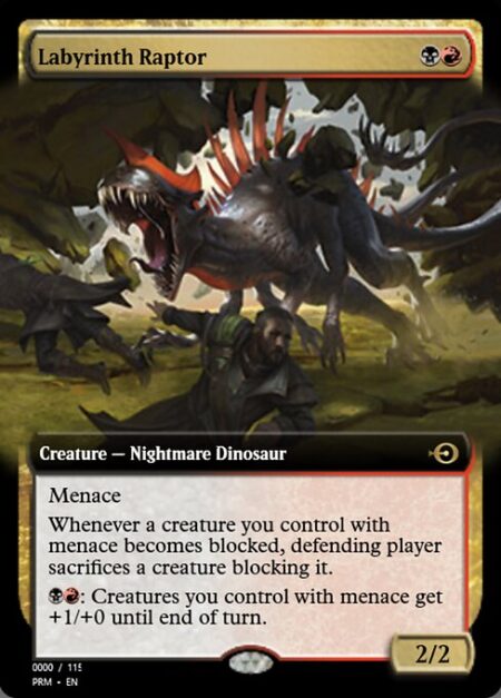 Labyrinth Raptor - Menace