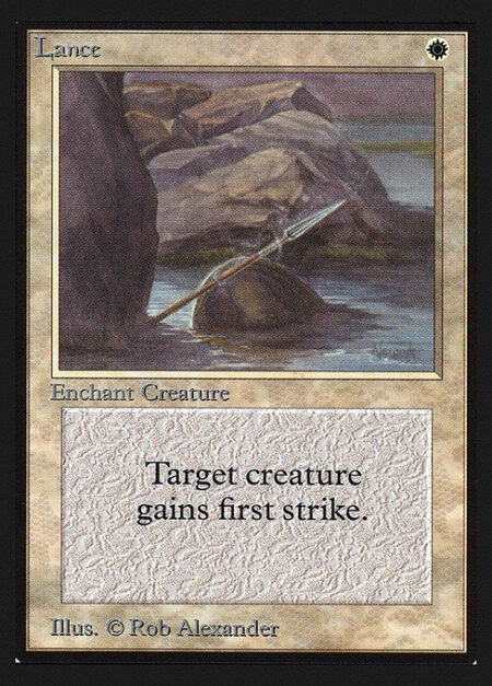 Lance - Enchant creature