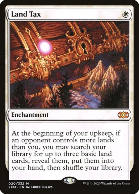 Land Tax - At the beginning of your upkeep