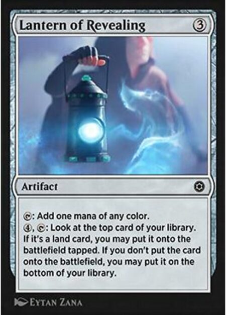 Lantern of Revealing - {T}: Add one mana of any color.