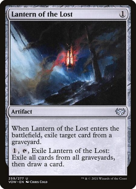 Lantern of the Lost - When Lantern of the Lost enters the battlefield