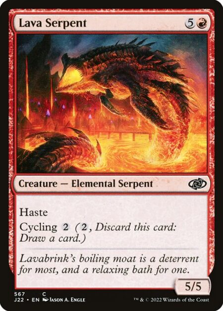 Lava Serpent - Haste