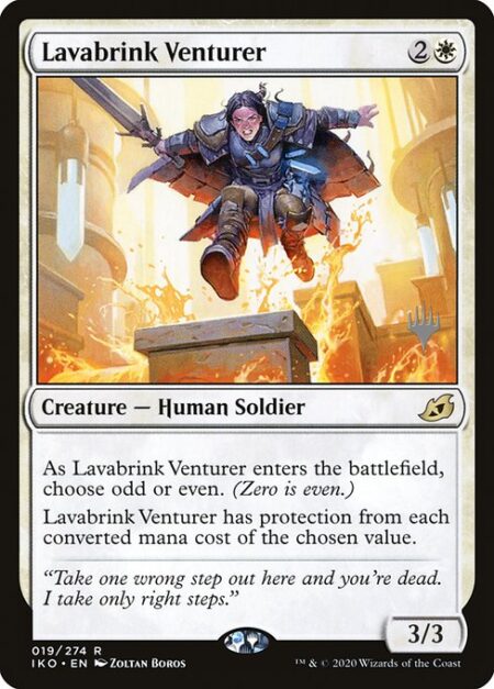 Lavabrink Venturer - As Lavabrink Venturer enters the battlefield