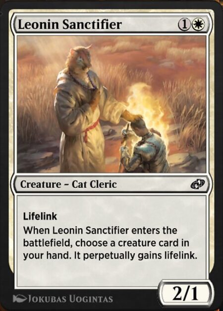 Leonin Sanctifier - Lifelink