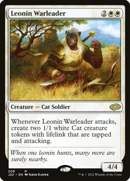 Leonin Warleader - Whenever Leonin Warleader attacks