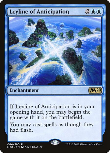 Leyline of Anticipation - If Leyline of Anticipation is in your opening hand