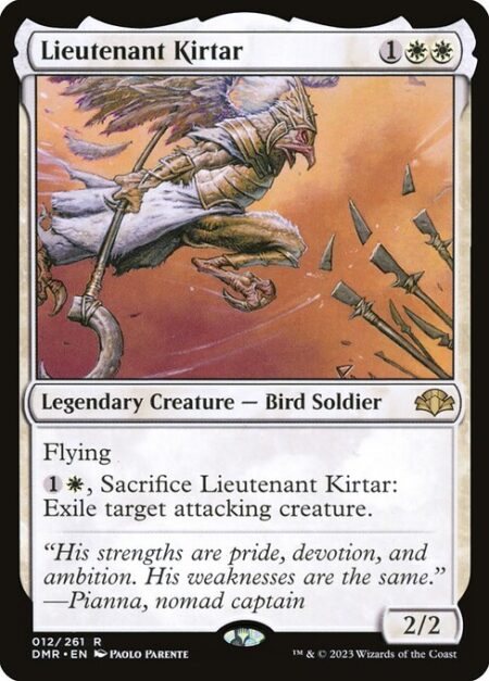 Lieutenant Kirtar - Flying