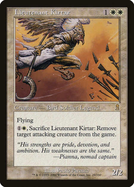 Lieutenant Kirtar - Flying