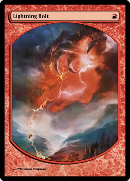 Lightning Bolt - Lightning Bolt deals 3 damage to any target.