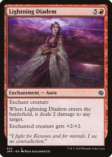 Lightning Diadem - Enchant creature