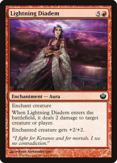 Lightning Diadem - Enchant creature