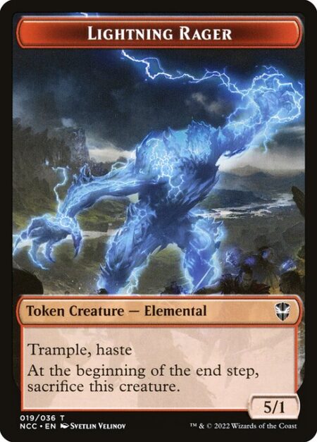 Lightning Rager - Trample