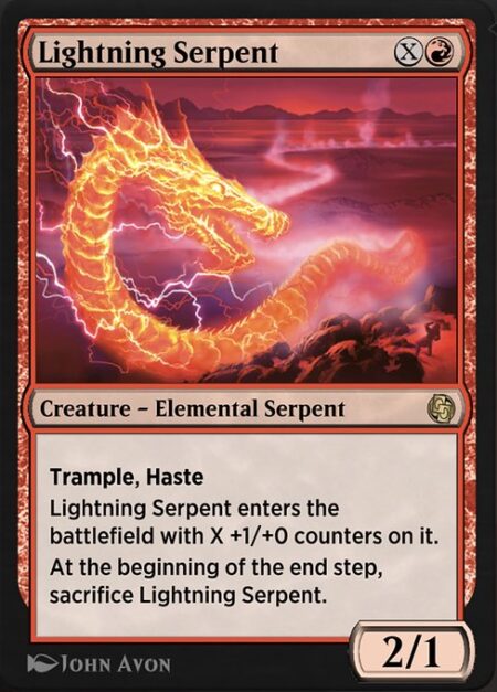 Lightning Serpent - Trample