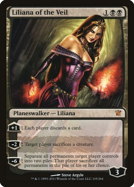 Liliana of the Veil - +1: Each player discards a card.