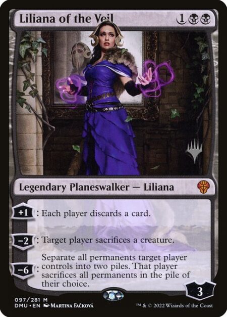 Liliana of the Veil - +1: Each player discards a card.