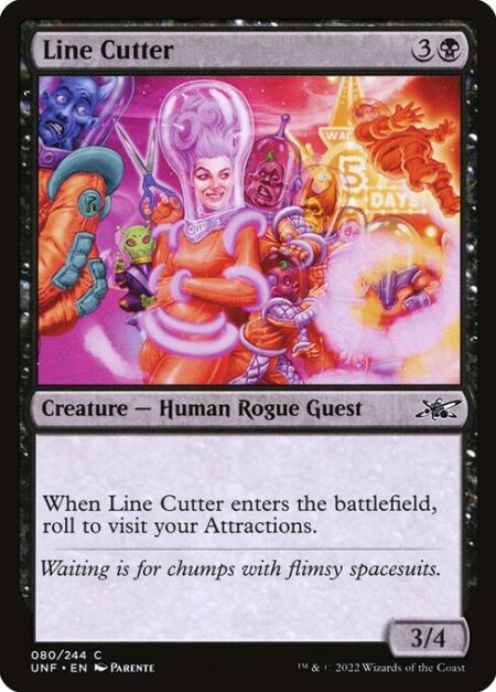 Line Cutter - When Line Cutter enters the battlefield