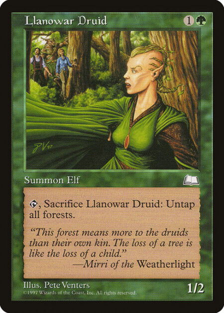 Llanowar Druid - {T}