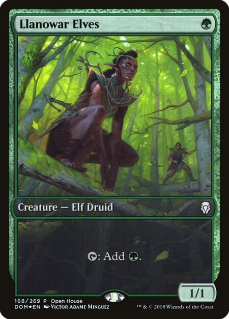 Llanowar Elves - {T}: Add {G}.