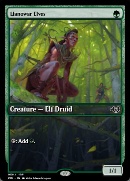 Llanowar Elves - {T}: Add {G}.