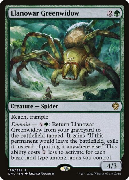 Llanowar Greenwidow - Reach