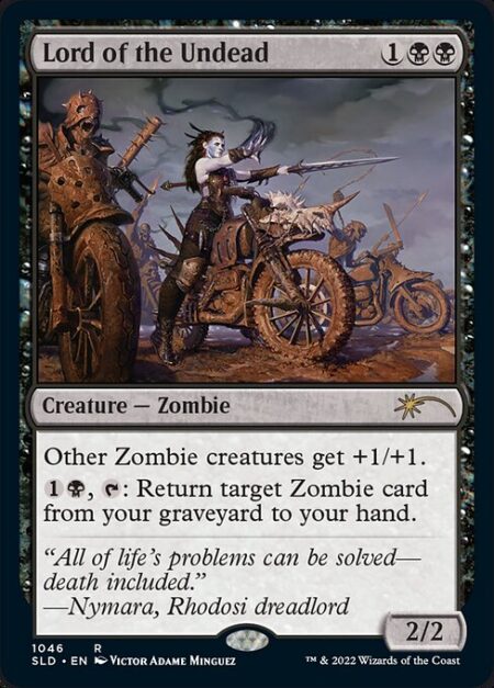 Lord of the Undead - Other Zombie creatures get +1/+1.