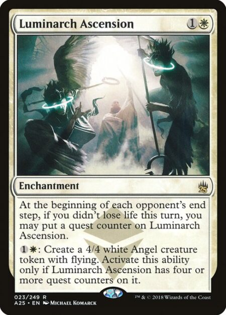 Luminarch Ascension - At the beginning of each opponent's end step